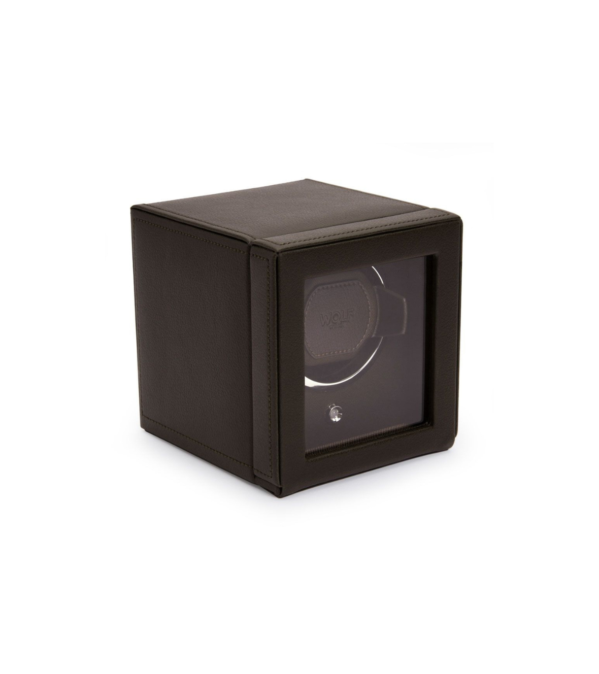 Cub Single Watch Winder with Cover Wolf 1834