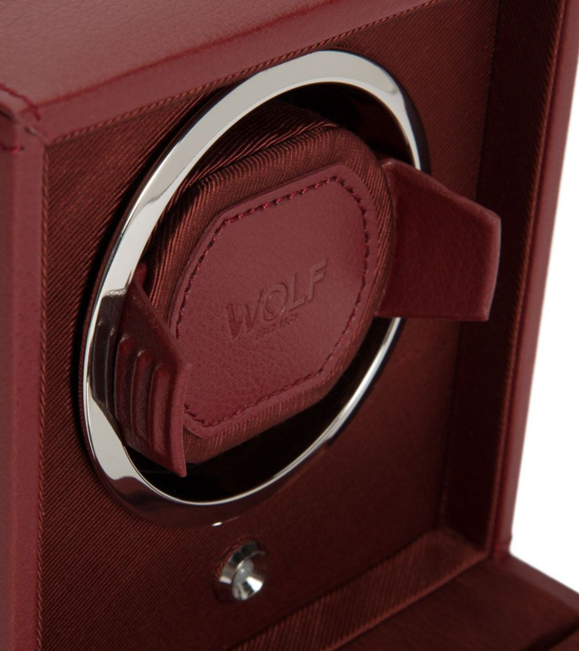 Cub Single Watch Winder with Cover Wolf 1834