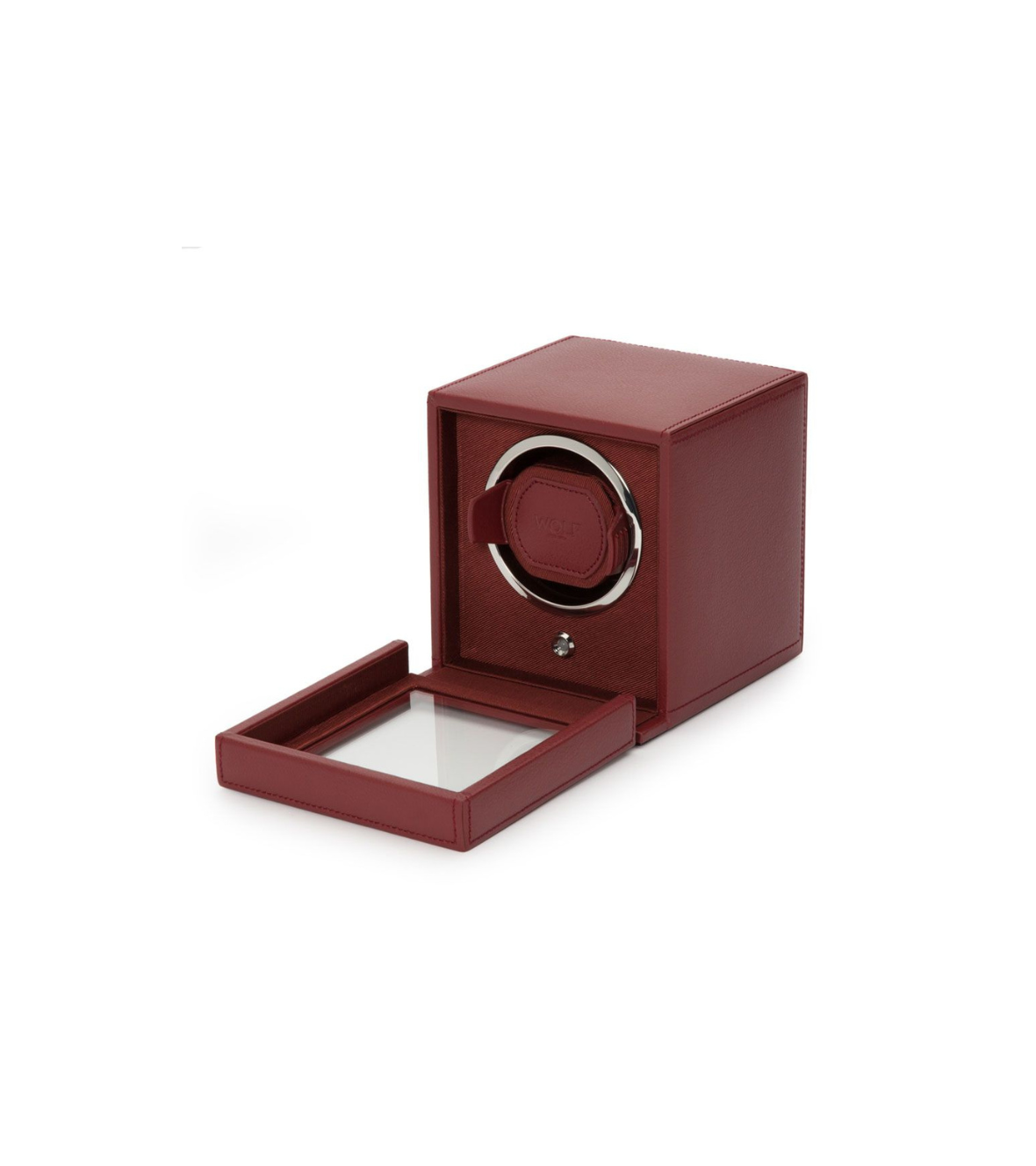 Cub Single Watch Winder with Cover Wolf 1834