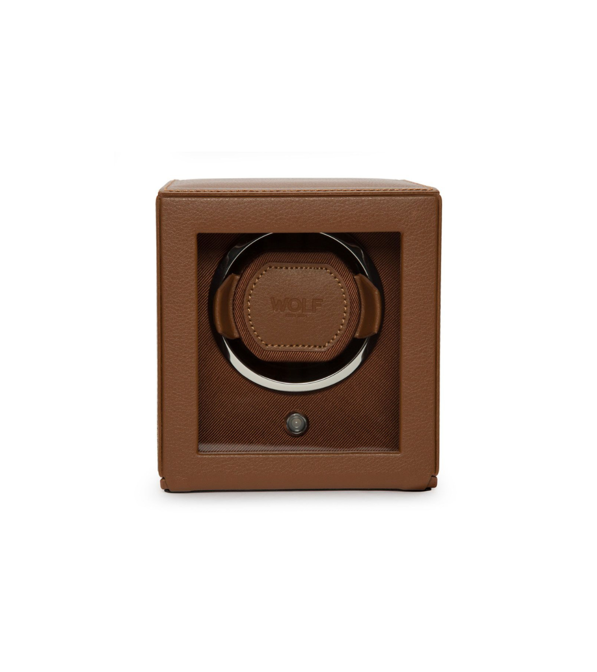 Cub Single Watch Winder with Cover Wolf 1834