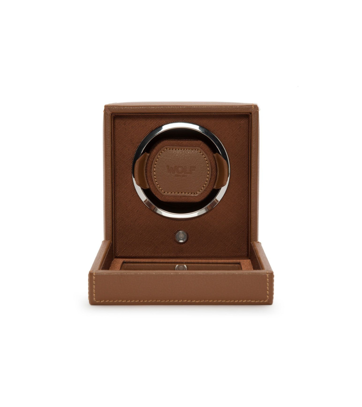 Cub Single Watch Winder with Cover Wolf 1834