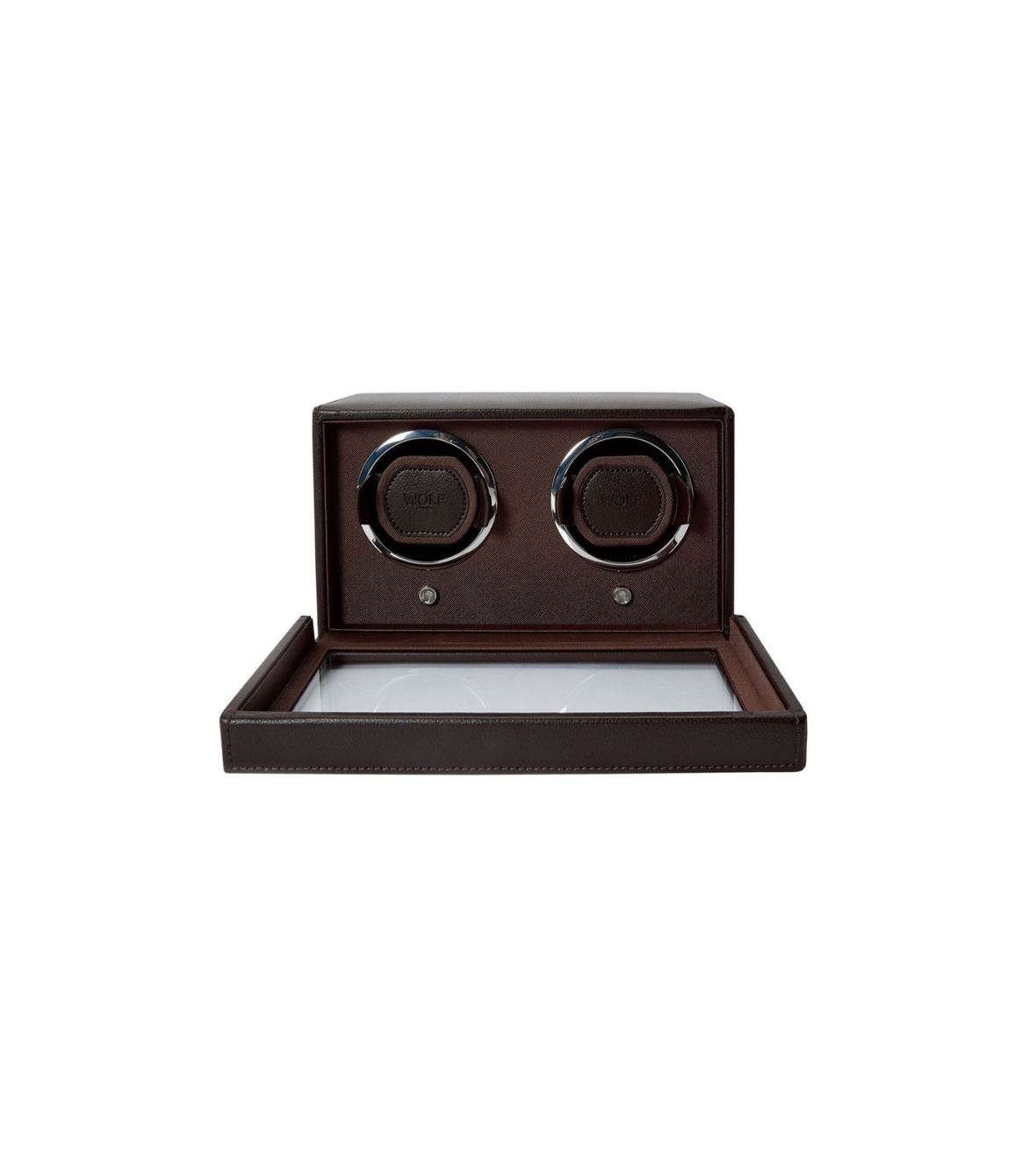 Cub Double Watch Winder with Cover Wolf 1834