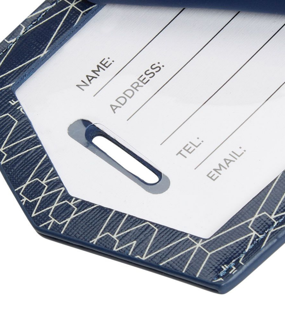 Signature Luggage Tag - Blue