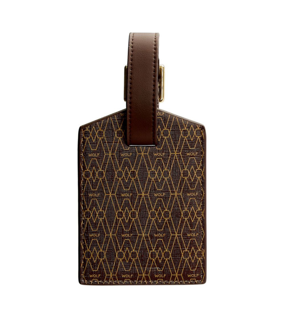 Signature Luggage Tag - Brown
